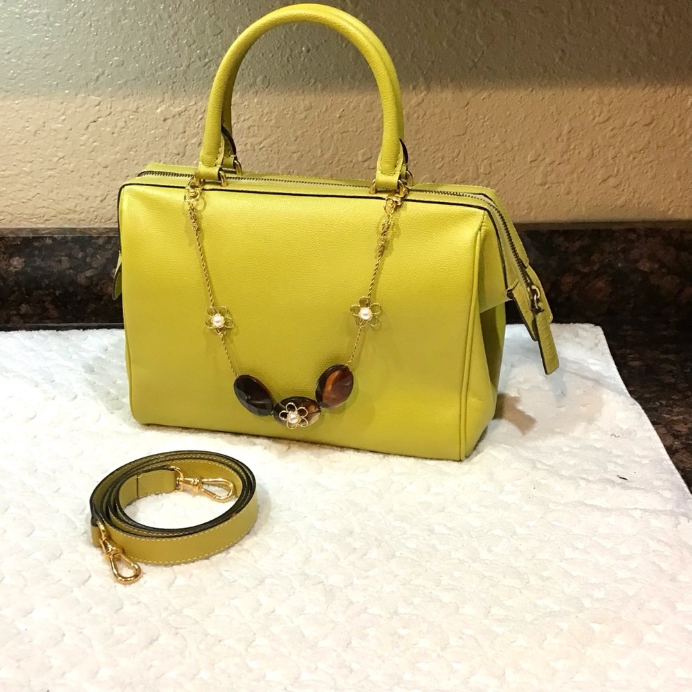 Celine Triomphe Leather 2 Way Boston Bag - Picture 4 of 12